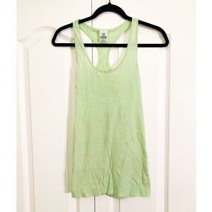 PINK Victoria’s Secret Racerback Tank Lime Tank
